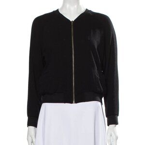 Ganni Black Zip Jacket Small